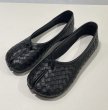 画像4: Women's Mesh leather tabi flat pumps　メッシュレザー足袋たび レザーフラットパンプスシューズ (4)