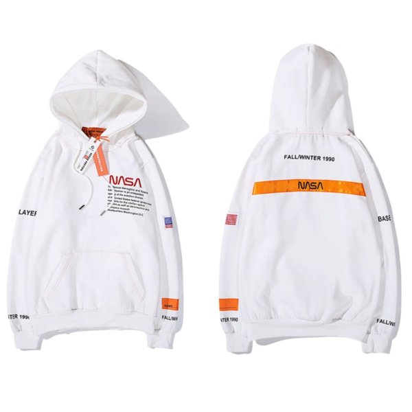 画像1: Unisex ‎NASA Hoodie ユニセックス 男女兼用 ナサ  スウェット パーカー (1)