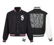 画像1: Letter logo control color Stadium jumper Baseball Jacket  blouson   ユニセックス 男女兼用レターロゴ刺繍コントロールカラーベースボールジャケットスタジアムジャンパージャケット スタジャン ブルゾン (1)