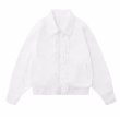 画像2: Frill zip-up jacket blouse　フリルジップアップジャケット　ブラウス (2)