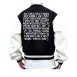 画像5: Letter logo control color Stadium jumper Baseball Jacket  blouson   ユニセックス 男女兼用レターロゴ刺繍コントロールカラーベースボールジャケットスタジアムジャンパージャケット スタジャン ブルゾン (5)