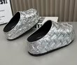 画像4: Flat thick sole Baotou leather braided slippers sandals　レザー編み込みプラットフォーム厚底ハーフサンダル　スリッパ (4)