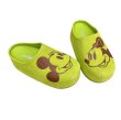 画像6: Mickey & Minnie thick sole flat leather paotou sandal slippers　レザーミッキー＆ミニープラットフォーム厚底ハーフサンダル　スリッパ (6)