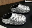 画像5: Flat thick sole Baotou leather braided slippers sandals　レザー編み込みプラットフォーム厚底ハーフサンダル　スリッパ (5)