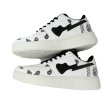 画像3: Women's Paisley bandana pattern x heart lace-up leather sneakers 　　ペイズリーバンダナ柄×ハートレザー レースアップレザースニーカー (3)