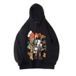 画像2: KAWS SESAME STREET Unisex hoodieユニセックス 男女兼用 カウズ セサミストリート プリント パーカー (2)