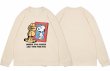 画像7: Garfield & Snoopy round neck long sleeve Print Tshirts ユニセックス男女兼用 ガーフィールド& スヌーピーラウンドネック長袖Tシャツ  (7)