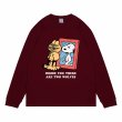 画像5: Garfield & Snoopy round neck long sleeve Print Tshirts ユニセックス男女兼用 ガーフィールド& スヌーピーラウンドネック長袖Tシャツ  (5)