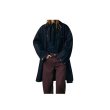 画像4: Denim stand collar mid-length coat jacket　デニムステンカラーミドル丈コート　ジャケット (4)