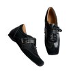 画像5: Women's French Belt Buckle Leather Single Shoe Sneakers　英国フレンチベルトバックルレザーシングルシューズスニーカースリッポンローファー (5)