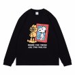 画像6: Garfield & Snoopy round neck long sleeve Print Tshirts ユニセックス男女兼用 ガーフィールド& スヌーピーラウンドネック長袖Tシャツ  (6)