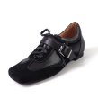 画像1: Women's French Belt Buckle Leather Single Shoe Sneakers　英国フレンチベルトバックルレザーシングルシューズスニーカースリッポンローファー (1)