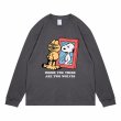 画像3: Garfield & Snoopy round neck long sleeve Print Tshirts ユニセックス男女兼用 ガーフィールド& スヌーピーラウンドネック長袖Tシャツ  (3)