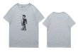 画像3: Half & Half kawsx Terminator Print Tshirts  ユニセックス男女兼用ハーフ＆ハーフカウズ×ターミネーター半袖 Tシャツ (3)