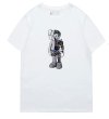 画像1: Half & Half kawsx Terminator Print Tshirts  ユニセックス男女兼用ハーフ＆ハーフカウズ×ターミネーター半袖 Tシャツ (1)