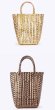 画像11: French woven basket shopping beach bagTote Bag　　フレンチ編み込みかご籠ショッピングビーチショートハンドルトートバッグ (11)