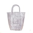 画像2: French woven basket shopping beach bagTote Bag　　フレンチ編み込みかご籠ショッピングビーチショートハンドルトートバッグ (2)