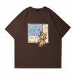 画像19: vibe Graffiti bear paint round neck T-shir  ユニセックス男女兼用グラフィックベアプリント半袖 Tシャツ (19)