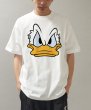 画像2: Ugly Donald Duck paint round neck T-shir  ユニセックス男女兼用アグリードナルドダックプリント半袖 Tシャツ (2)