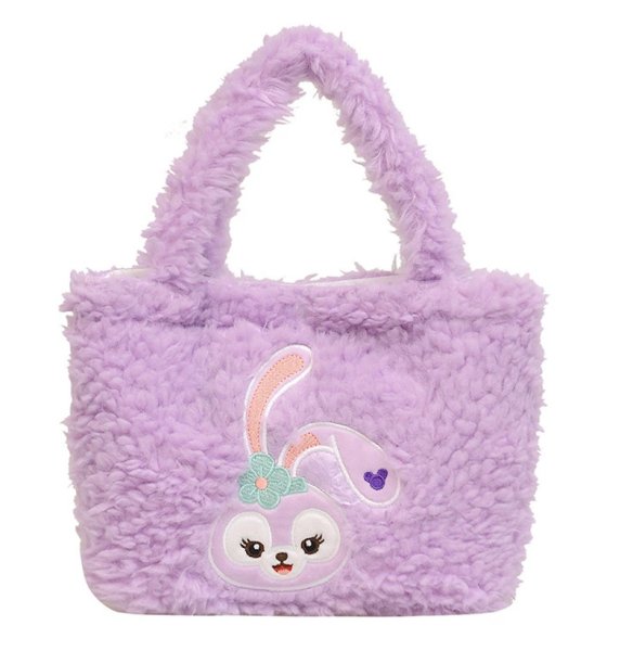 画像1: Disney Character Fur  tote hand bag　ディズニーキャラクターファートート (1)