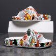 画像6: Pop Art  flip flops  soft bottom sandals slippers  ポップアートフリップフロップサンダルシャワーサンダル ビーチサンダルユニセックス男女兼用 (6)