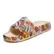 画像2: Pop Art  flip flops  soft bottom sandals slippers  ポップアートフリップフロップサンダルシャワーサンダル ビーチサンダルユニセックス男女兼用 (2)