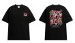 画像2: Graffiti kaws bear Letter Print round neck T-shir  ユニセックス男女兼用グラフィックカウズベアプリント半袖 Tシャツ (2)