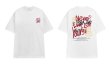 画像1: Graffiti kaws bear Letter Print round neck T-shir  ユニセックス男女兼用グラフィックカウズベアプリント半袖 Tシャツ (1)