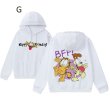 画像7: Unisex American Garfield & Friends Print Hoodie　 男女兼用ユニセックス アメリカン ガーフィールド &ゆかいな仲間たちプリントフーディ (7)