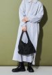 画像7: Nylon Drawstring Lightweight Foldable Tote Shoulder Bag　男女兼用ユニセックスナイロン巾着軽量折りたたみトートショルダーバッグ (7)