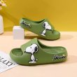 画像15: Snoopy Deformed donut flip flops soft bottom sandals slippers Beach sandals  ユニセックス男女兼用 スヌーピー ドーナツ フリップフロップ  シャワー ビーチ サンダル (15)