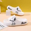 画像12: Snoopy Deformed donut flip flops soft bottom sandals slippers Beach sandals  ユニセックス男女兼用 スヌーピー ドーナツ フリップフロップ  シャワー ビーチ サンダル (12)