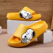 画像11: Snoopy Deformed donut flip flops soft bottom sandals slippers Beach sandals  ユニセックス男女兼用 スヌーピー ドーナツ フリップフロップ  シャワー ビーチ サンダル (11)