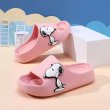 画像6: Snoopy Deformed donut flip flops soft bottom sandals slippers Beach sandals  ユニセックス男女兼用 スヌーピー ドーナツ フリップフロップ  シャワー ビーチ サンダル (6)