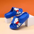 画像4: Snoopy Deformed Heart flip flops soft bottom sandals slippers Beach sandals  ユニセックス男女兼用 スヌーピー ハート フリップフロップ  シャワー ビーチ サンダル (4)