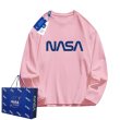 画像4: NASA LOGO sweat long t shirts  ユニセックス 男女兼用 ナサ ロゴ ロングTシャツ (4)