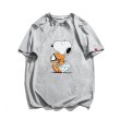 画像2: snoopy astronaut print　 ユニセックス 男女兼用宇宙飛行士スヌーピープリント 半袖Tシャツ (2)