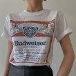 画像3: Budweiser Edition Logo T-Shirt ユニセックス男女兼用 ヴィンテージ加工 バドワイザー プリント 半袖Tシャツ (3)