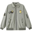 画像1: Unisex The Simpsons Bart Simpson Embroidered Pilot Jacket blouson   ユニセックス 男女兼用ザ・シンプソンズバートシンプソン刺繍 パイロットジャケット ブルゾン (1)