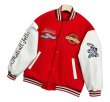 画像5: Bugs Bunny embroidered baseball jacket Stadium jumper   blouson   ユニセックス 男女兼用バッグスバニー刺繍ベースボールジャケットスタジアムジャンパージャケット スタジャン ブルゾン (5)