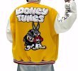 画像7: Bugs Bunny embroidered baseball jacket Stadium jumper   blouson   ユニセックス 男女兼用バッグスバニー刺繍ベースボールジャケットスタジアムジャンパージャケット スタジャン ブルゾン (7)