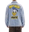 画像2: Unisex Donald Duck print denim jacket　ユニセックス 男女兼用ドナルドダックプリントGジャンデニムジャケットブルゾン (2)