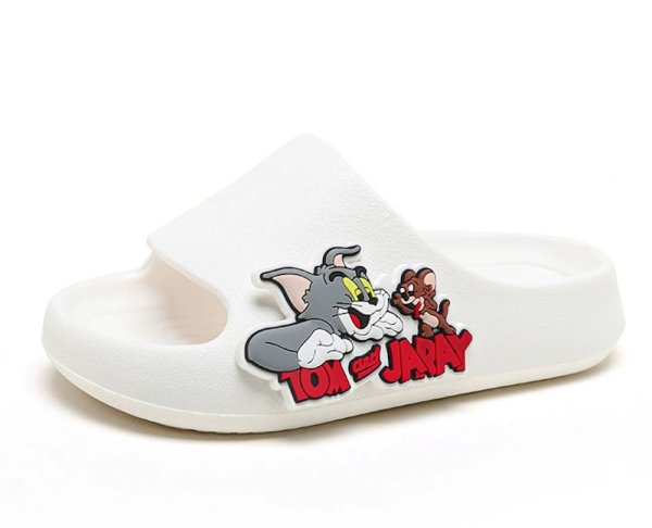 画像1: Unisex Tom and Jerry Soft Sole Sandal Slippers, Kids' flip flops  Beach sandals  ユニセックス男女兼用 トムとジェリー フリップフロップ  シャワー ビーチ サンダルキッズ用サイズもあり (1)