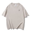 画像3: One Point Dancing Astronaut Round Neck T-Shirt   ユニセックス男女兼用ワンポイントダンシング宇宙飛行士プリント半袖 Tシャツ (3)