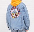 画像3: Unisex Donald Duck embroidered denim jacket　ユニセックス 男女兼用ドナルドダック刺繍Gジャンデニムジャケットブルゾン (3)