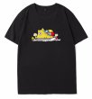 画像1: unisex Charlie Brown & Lucy & Sneakers Short Sleeve T-Shirt　チャーリーブラウン＆ルーシー＆スニーカープリントラウンドネック Tシャツ ユニセックス 男女兼用 (1)
