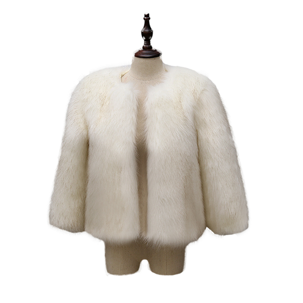 Fake Fox Fur Coat Jacket フェイクファーショートコート ジャケット Crea Web Shop クレアウェブショップ