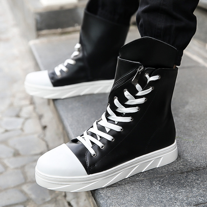 Men's High-cuts shoes sneakers boots メンズ ギリス調ハイカット ...