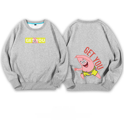 men's SpongeBob unisex Big Star Joint Sweater ユニセッ クス男女