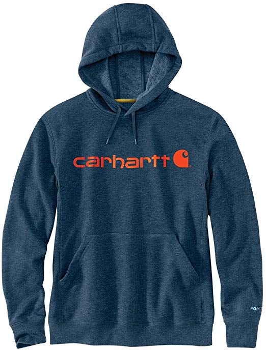 men's Carhartt Men's Force Delmont Signature Graphic Hooded